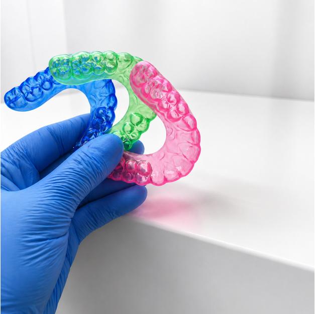 Férulas de descarga de colores