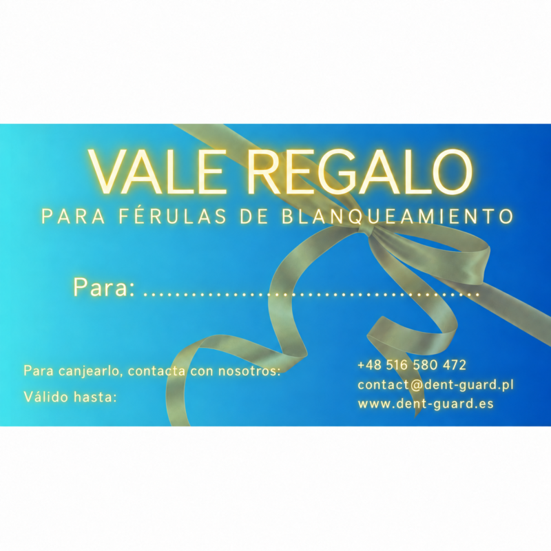 Vale regalo Dent-Guard para férulas de blanqueamiento a medida